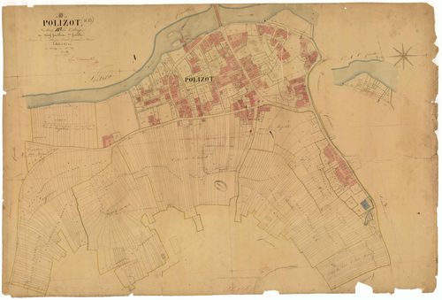 Polisot, section B dite du village, feuille n° 7, parcelles n°1477-2241