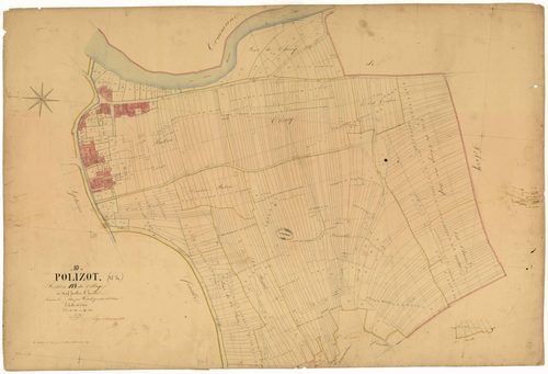 Polisot, section B dite du village, feuille n° 8, parcelles n°2242-2834