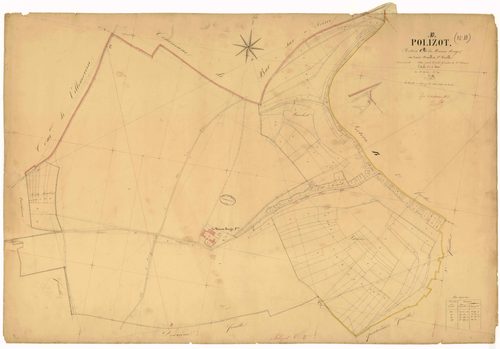 Polisot, section C dite de la Maison Rouge, feuille n° 2, parcelles n°281-397