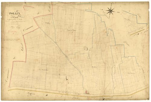 Polisy, section A dite de Val Franche, feuille n° 1, parcelles n° 1-528