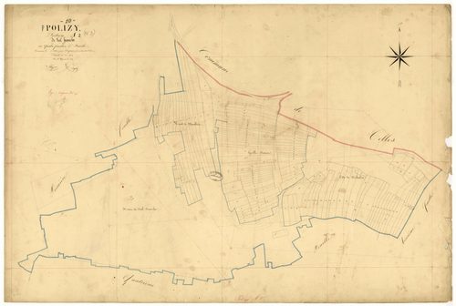 Polisy, section A dite de Val Franche, feuille n° 2, parcelles n° 529-677