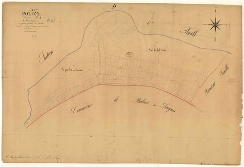 Polisy, section C dite de Saint Firmin, feuille n° 4, parcelles n° 1126-1230