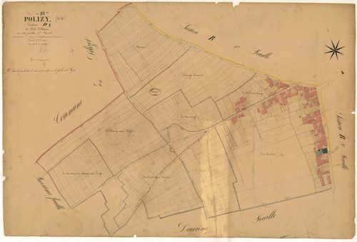 Polisy, section D dite de Val Vilaine, feuille n° 1, parcelles n° 1-419