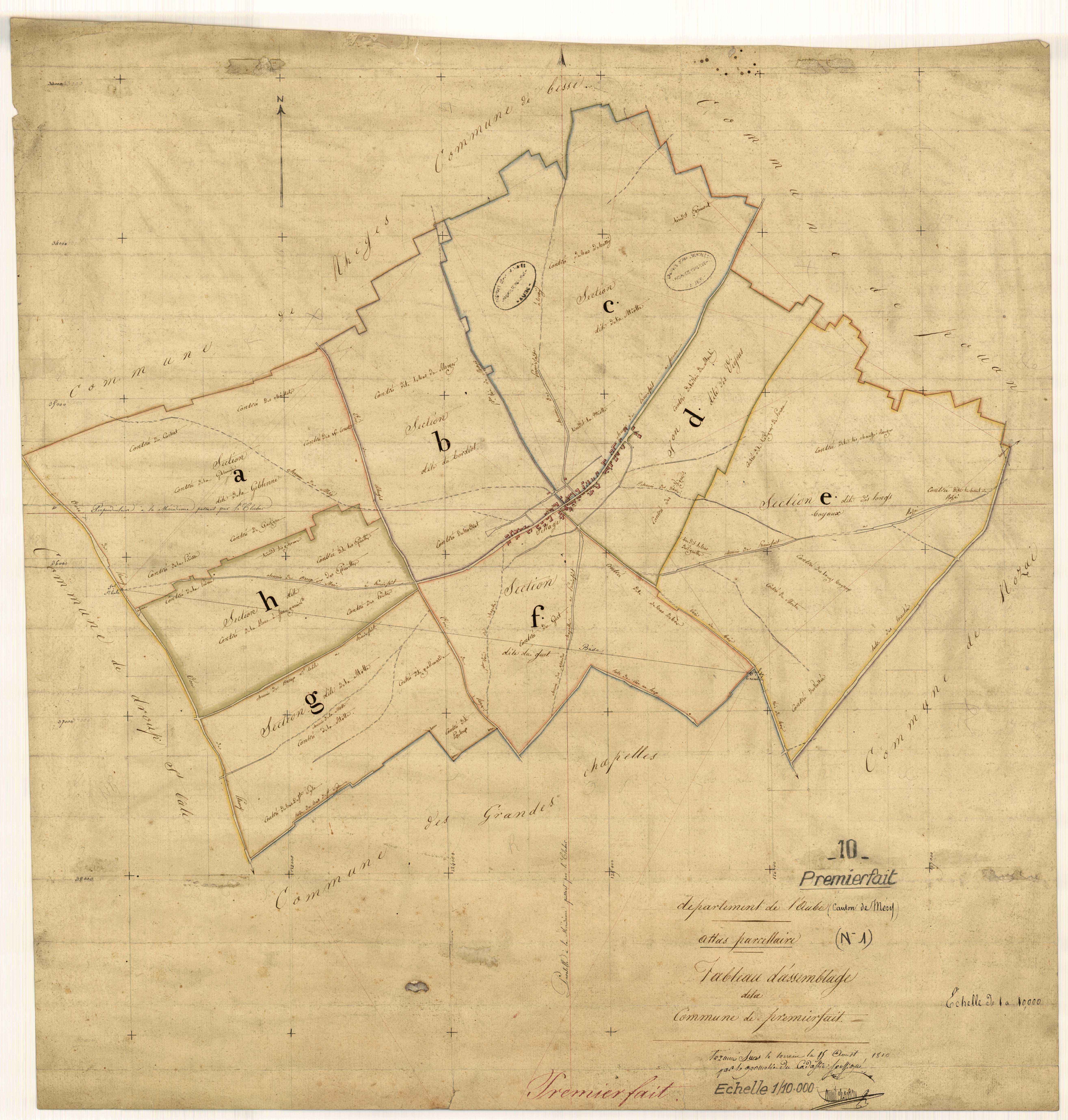 Premierfait, tableau d'assemblage