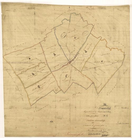 Premierfait, tableau d'assemblage