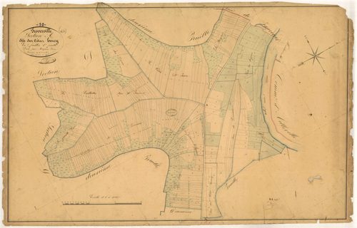 Proverville, section A dite des Côtes Benzy, feuille n° 1, parcelles n° 1-388