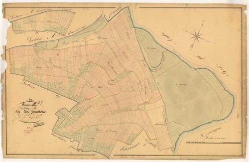 Proverville, section B dite des Fourchottes, feuille n° 1, parcelles n° 1-465