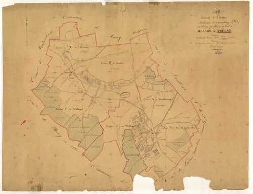 Prugny, tableau d'assemblage