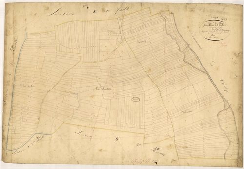 Prusy, section B dite de l'Herbue, feuille n° 2, parcelles n° 194-489