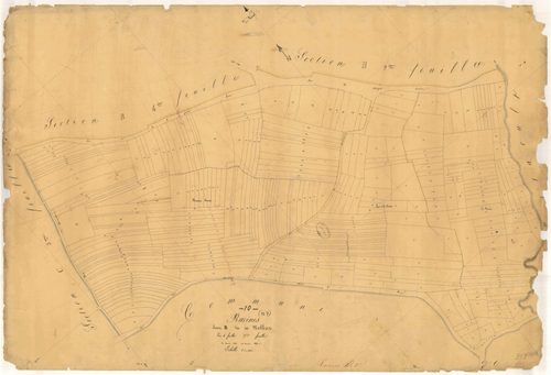 Racines, section B dite des Noblins, feuille n° 3, parcelles n° 1060-1351