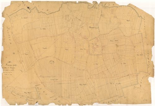 Racines, section D dite de Champton, feuille n° 2, parcelles n° 372-893