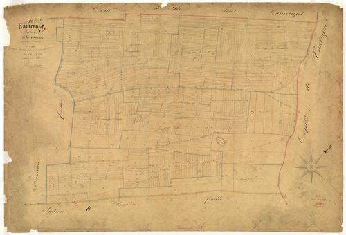 Ramerupt, section A dite de la Grande Côte, feuille n° 1, parcelles n°1-440