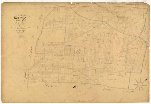 Ramerupt, section A dite de la Grande Côte, feuille n° 2, parcelles n°440-968