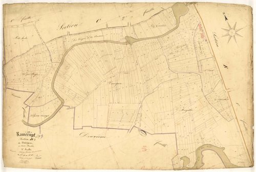Ramerupt, section D dite de Vaurignon, feuille n° 3, parcelles n°706-1115