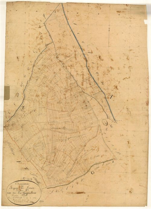 Rigny-le-Ferron, section F dite de la Gagnellière, feuille n° 1