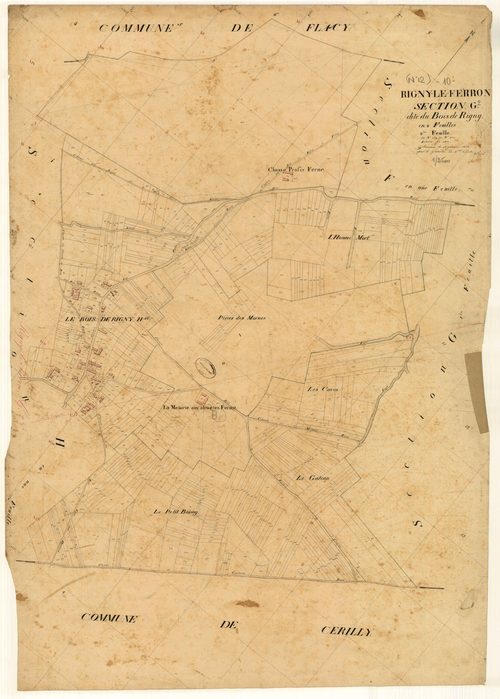 Rigny-le-Ferron, section G dite du Bois de Rigny, feuille n° 2