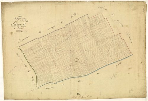 Rilly-sainte-Syre, section A dite des Voyes Furgées, feuille n° 1