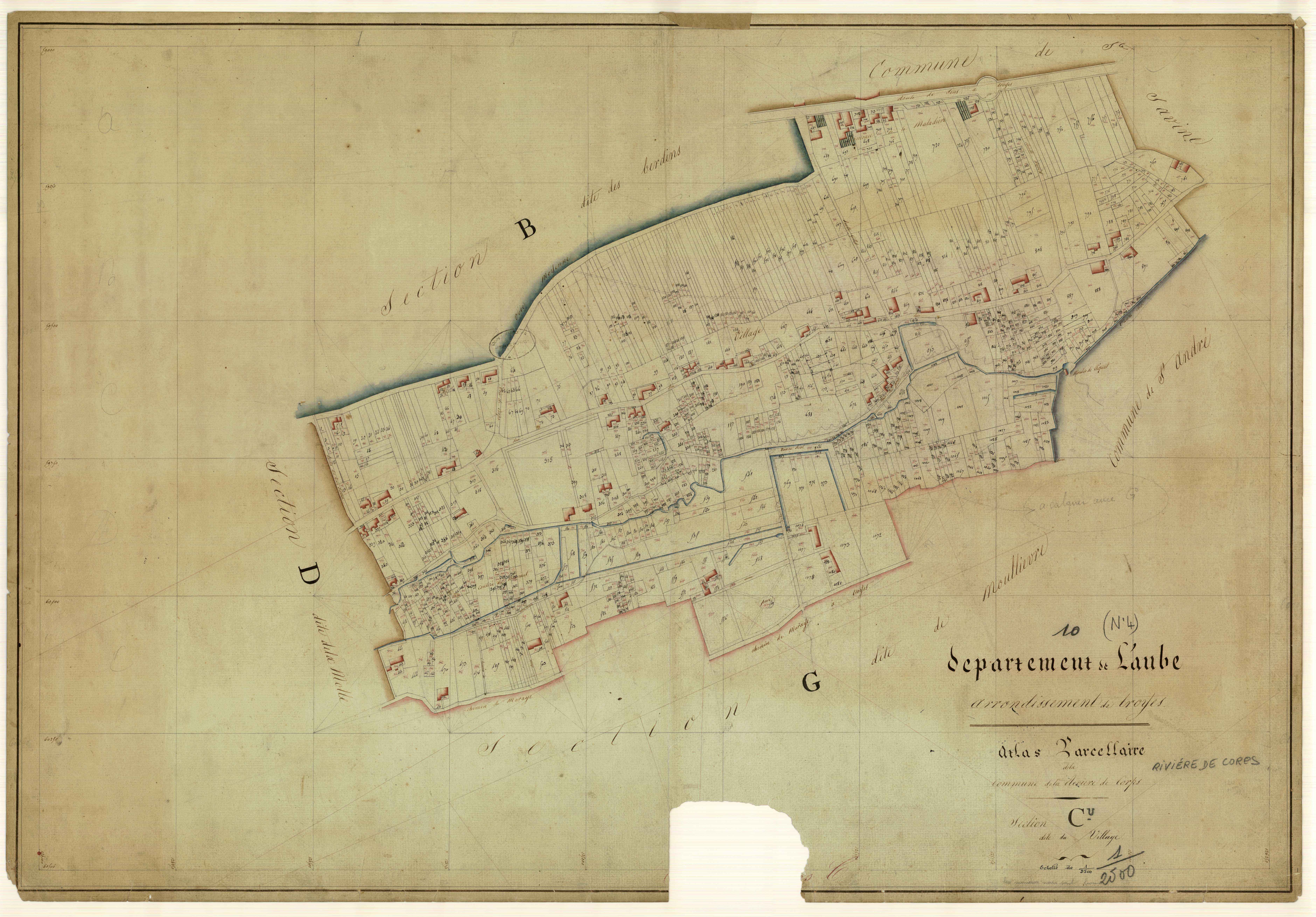 La Rivière-de-Corps, section C dite du Village