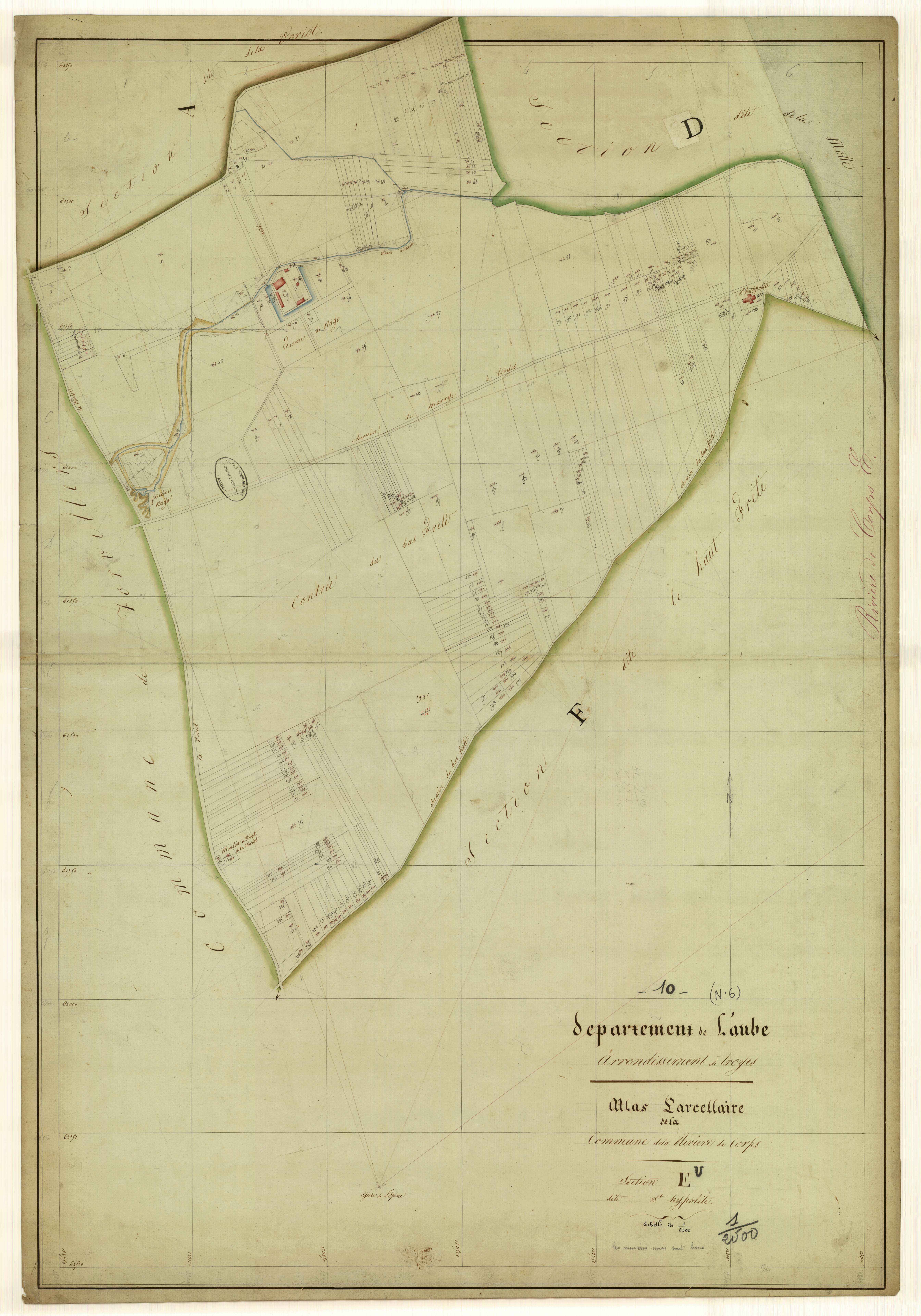 La Rivière-de-Corps, section E dite Saint Hippolyte