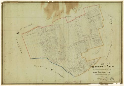 La Rivière-de-Corps, section G dite Moullievre
