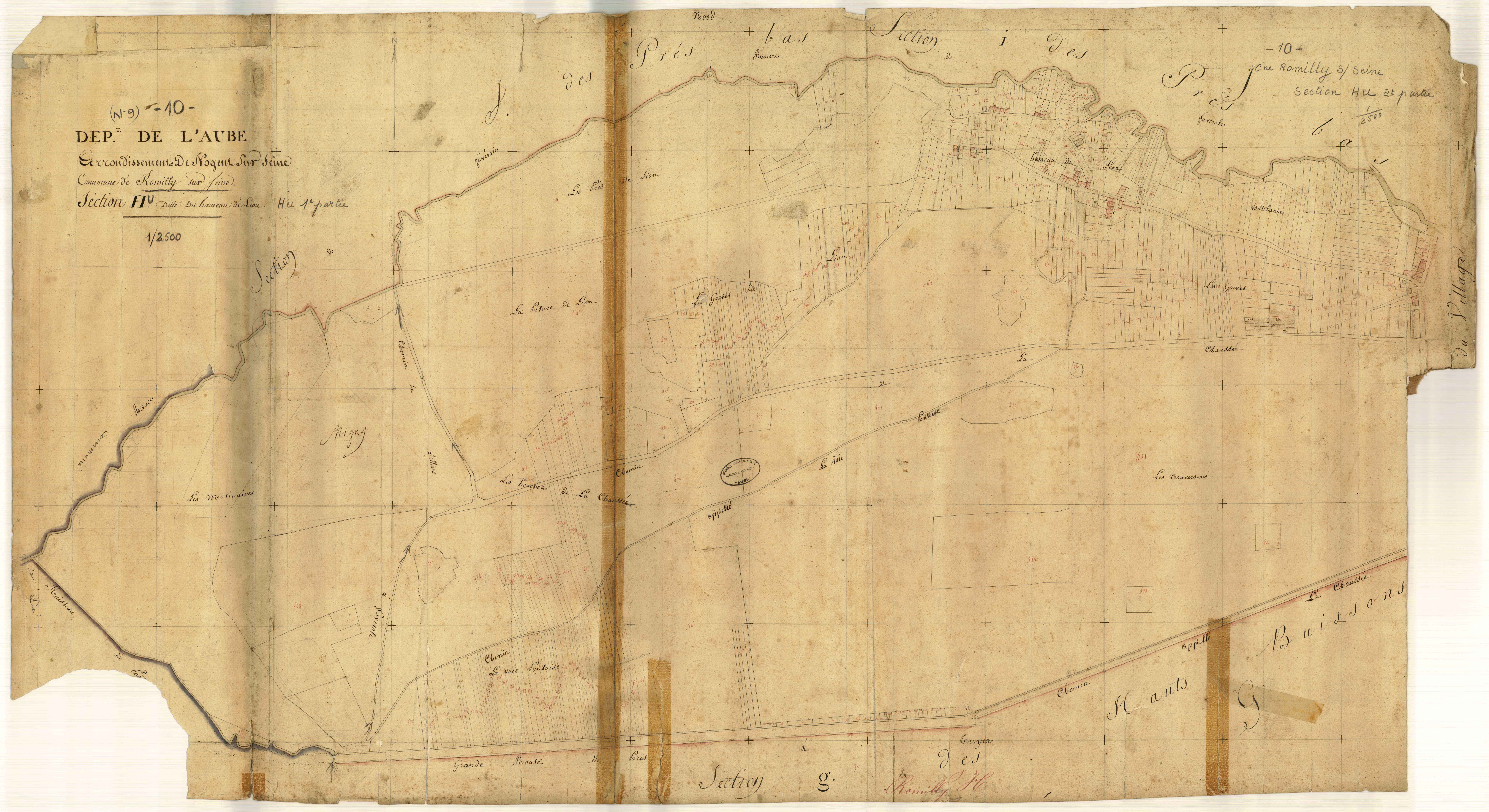 Romilly-sur-Seine, section H dite du Hameau de Lion