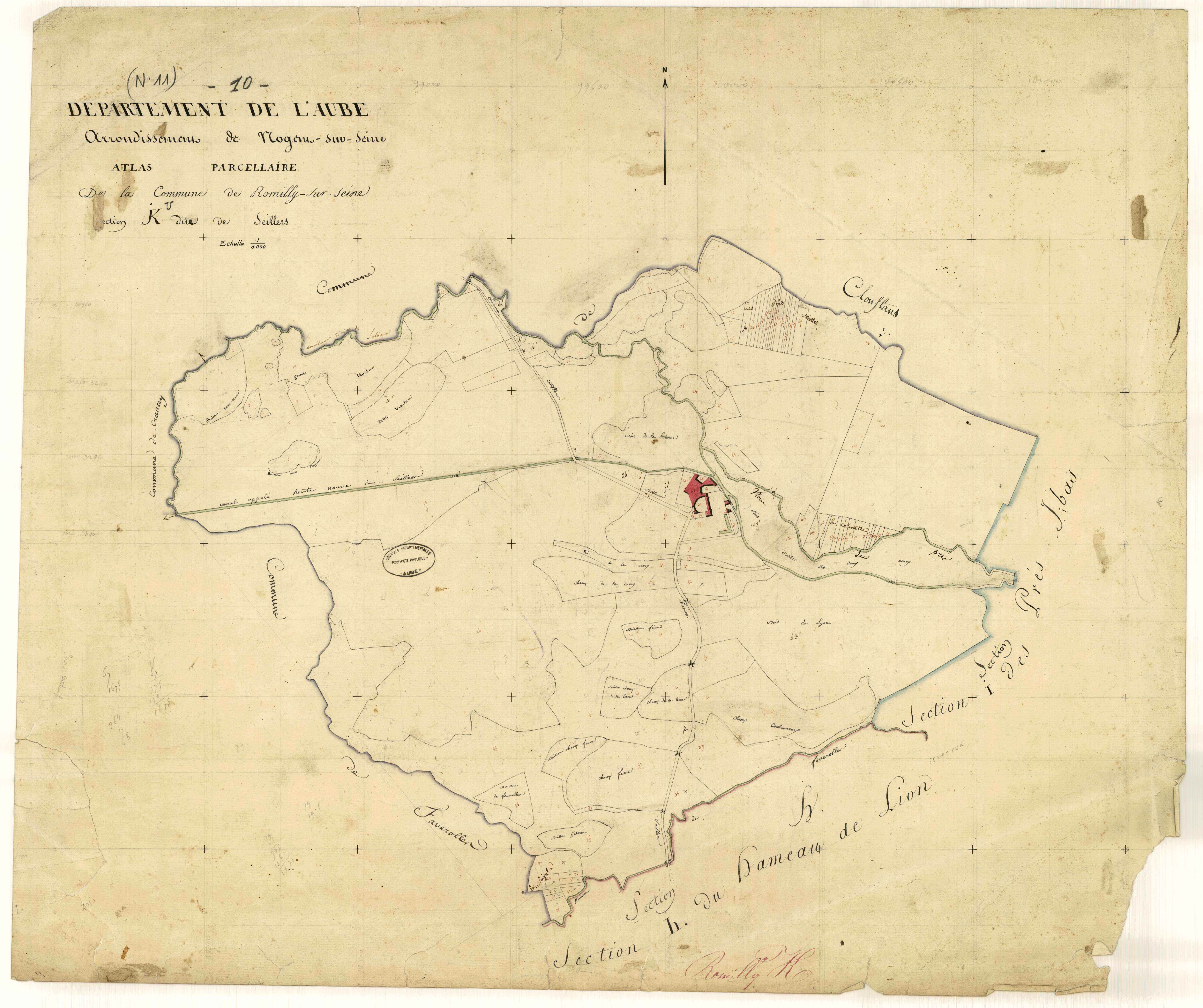 Romilly-sur-Seine, section K dite de Seillers