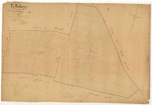 La Rothière, section A dite du Village, feuille n° 1