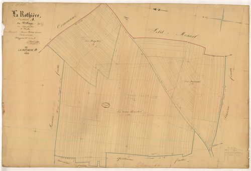 La Rothière, section A dite du Village, feuille n° 2