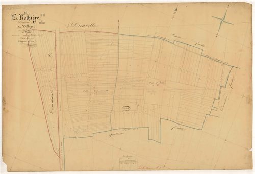 La Rothière, section A dite du Village, feuille n° 3