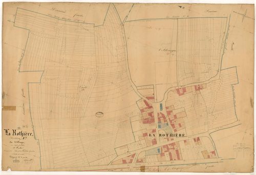La Rothière, section A dite du Village, feuille n° 4