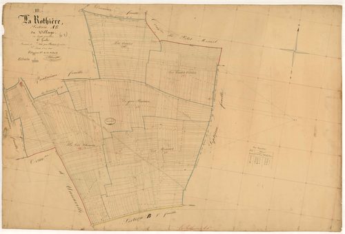 La Rothière, section A dite du Village, feuille n° 6