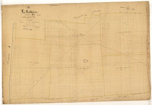 La Rothière, section B dite de la Grande Fin, feuille n° 2
