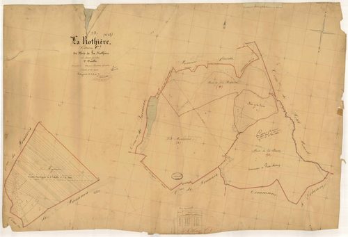 La Rothière, section C dite du Bois de la Rothière, feuille n° 2