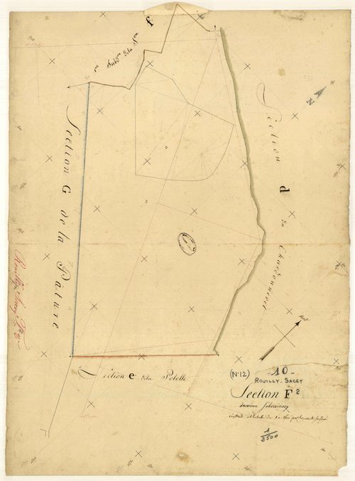 Rouilly-Sacey, section F dite des Pâtures de Sacey, feuille n° 2