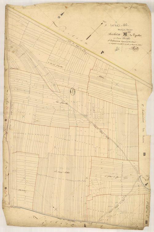 Rouilly-Sacey, section M dite des Vignolles, feuille n° 1