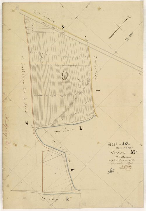 Rouilly-Sacey, section M dite des Vignolles, feuille n° 2