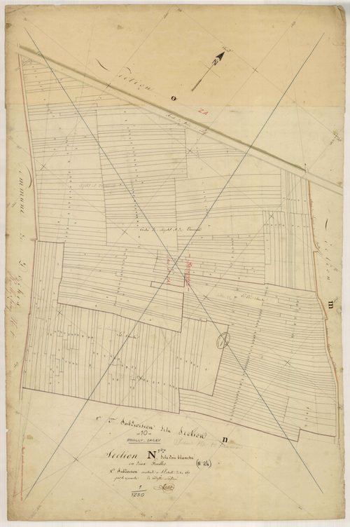 Rouilly-Sacey, section N dite de la Voie Blanche, feuille n° 1