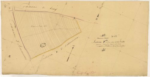 Rouilly-Sacey, section P dite de l'Orme Aubron, feuille n° 1