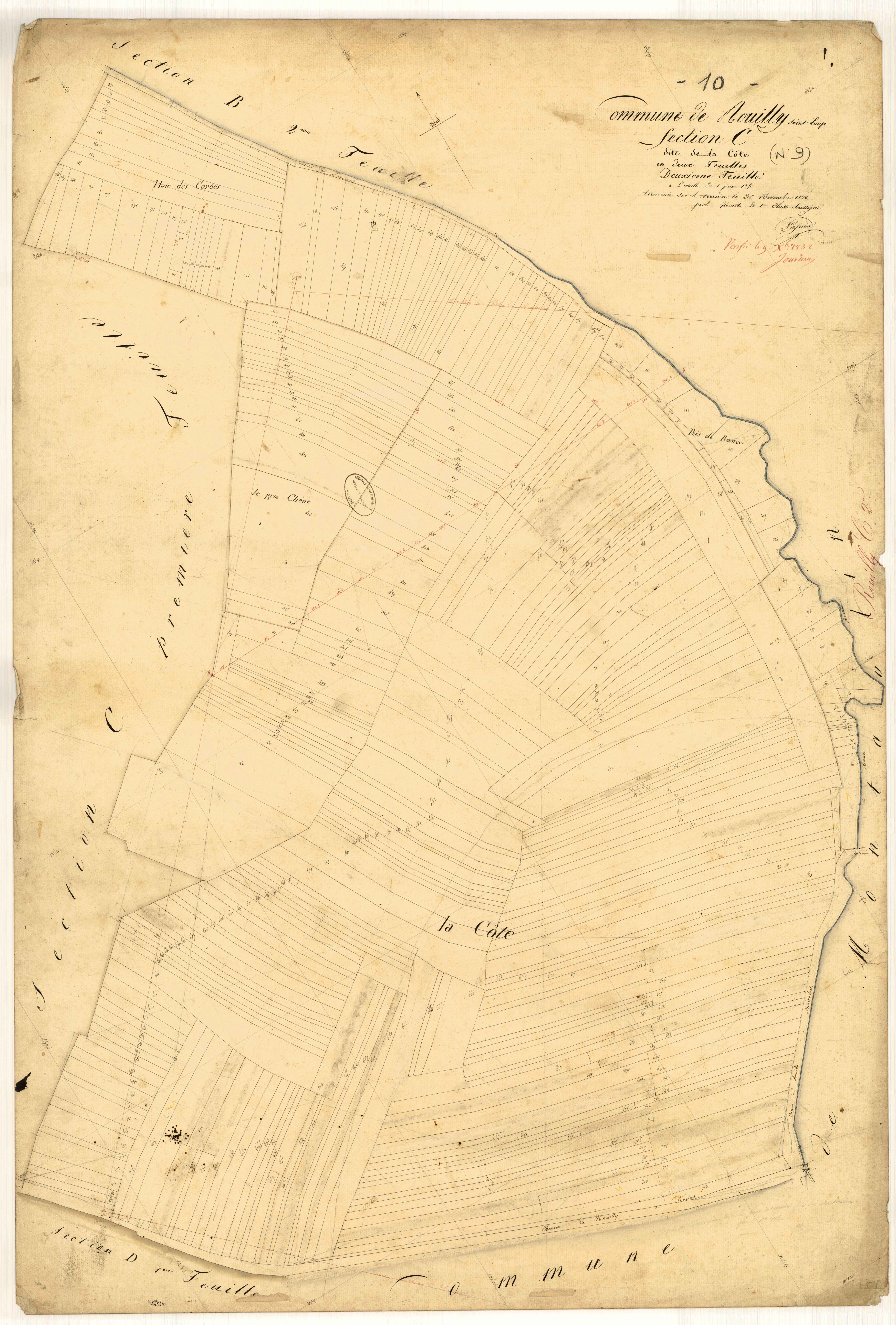 Rouilly-Saint-Loup, section C dite de la Côte, feuille n° 2