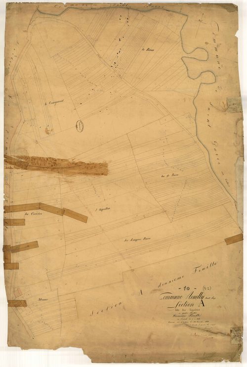 Rouilly-Saint-Loup, section A dite des Lignières, feuille n° 1