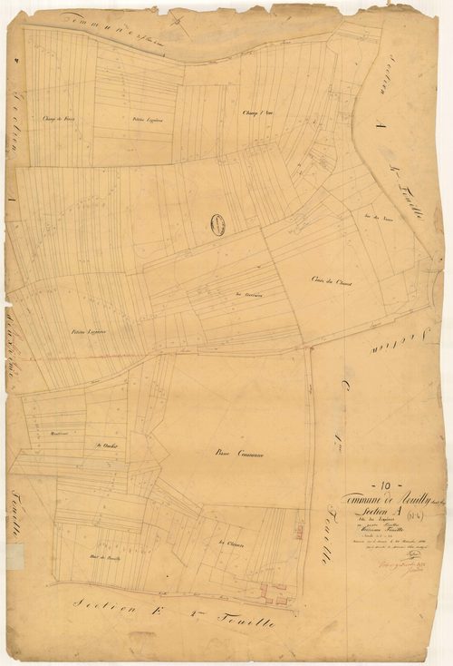 Rouilly-Saint-Loup, section A dite des Lignières, feuille n° 3