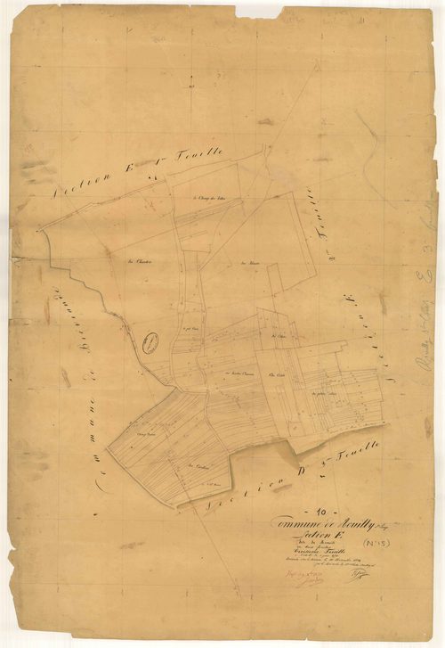 Rouilly-Saint-Loup, section E dite de Menois, feuille n° 3