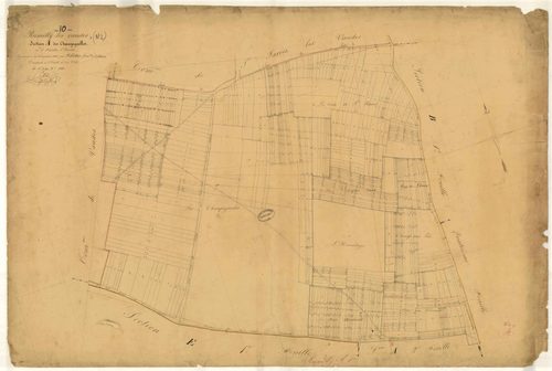 Rumilly-les-Vaudes, section A dite des Champignelles, feuille n° 1, parcelles n° 1-440
