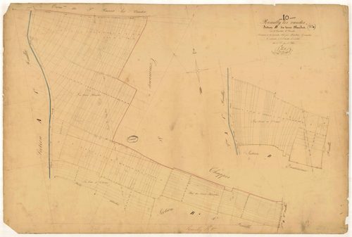 Rumilly-les-Vaudes, section B dite des Terres Blanches, feuille n° 1, parcelles n° 1-160
