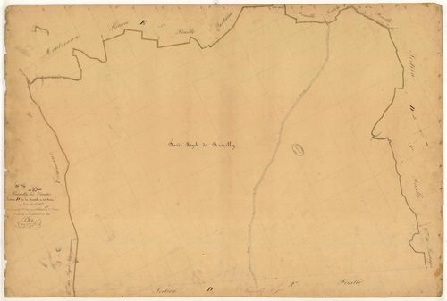 Rumilly-les-Vaudes, section D dite de la Rocatelle et des Bois, feuille n° 1