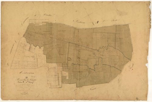 Rumilly-les-Vaudes, section E dite de Nicey, feuille n° 1, parcelles n° 1-574