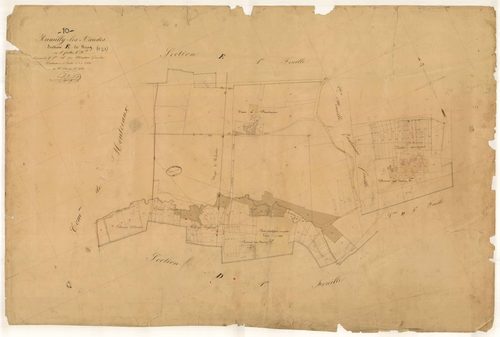 Rumilly-les-Vaudes, section E dite de Nicey, feuille n° 5, parcelles n° 1585-1752