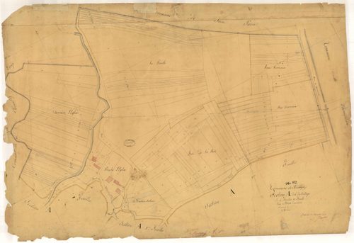 Ruvigny, section A dite du Village, feuille n° 1