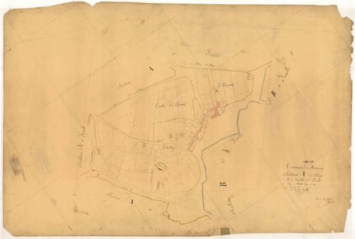 Ruvigny, section A dite du Village, feuille n° 3