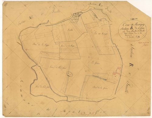 Ruvigny, section B dite de la Grève, feuille n° 1
